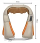 Универсальный роликовый массажер для спины шеи и плеч Massager of Neck Kneading с ИК-прогревом электрический - изображение 5