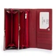 Женский классический кожаный кошелек Sergio Torretti лаковая кожа серии Croco PR-250824-40781 красный - изображение 4