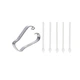 Наконечник SK для стилуса Samsung S22 S23 S24 S25 Ultra (5шт) White - изображение 1
