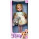 Кукла Little Milly 35 см блондинка с зайцем-брелоком игрушка для девочек от 3 лет подруга для игры - изображение 1