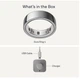 Умное кольцо Oura Ring 4 Silver, фитнес трекер, размер 6 - изображение 6