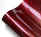 Защитная виниловая пленка для авто мотоцикла ширина 10 см длина 150 см Flower Carbon Red - изображение 1