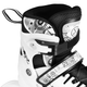 Роликові ковзани LED Nils EXTREME 4в1 NH10905 31-34 S Біло-чорні (5908261684395) - зображення 6