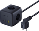 Мережевий фільтр Baseus EnerFill FA11 Cube Power Strip 3AC+1U+1C 67W 1.5m EU Cosmic Black (6932172687526) - зображення 2