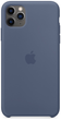 Панель Apple Silicone Case для Apple iPhone 11 Pro Max Alaskan Blue (MX032) - зображення 1