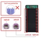 Корпус повербанка DIY C18, 8x18650 (Up To 20000mAh) LED Number Display Type-C, MicroUSB, 2xUSB out 10W, Torchlight, Black - изображение 6