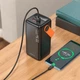 Power bank BOROFONE BJ66A 50000mAh Magnifico PD20W QC3.0 2USB type-c Led Lamp чорний - зображення 3