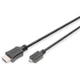 Кабель 4K HDMI 2M Type D to Type A DB-330109-020-S DIGITUS by ASSMANN - изображение 1