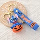 Брелок Стич на тыкве Лило и Стич Lilo Stitch Halloween Хэллоуин фигурка игрушка для ключей, рюкзака, сумки 5,7 см - изображение 5