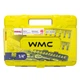 Набор инструментов 46 предметов 1/4''(6-гр.) WMC TOOLS WT-2462-5 EURO - изображение 2