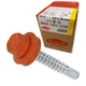 Саморезы кровельные 4,8x35 мм RAL 8004 (терракотовый) 250 шт. Klimas Wkret-Met, шурупы для крыши из металлочерепицы, профнастила - изображение 1