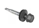 Саморезы кровельные 4,8x35 мм RAL 7024 (графитовый) 250 шт. Klimas Wkret-Met, шурупы для крыши из металлочерепицы, профнастила - изображение 2