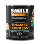 Эмаль-экспресс антикоррозионная SMILE PROFI 3в1 "высоко-глянцевая" серая (RAL 7045) 2 л - изображение 1