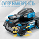 Детский Танк на Радиоуправлении Stunt Car с Запуском Орбизов Управление Жестами и Пультом + Свет Музыка и LED Подсветка Игрушка для Мальчиков и Девочек для Дома и Улицы Синий - изображение 4