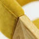 Кресло Otis натуральный / Vintage Velvet 08 Mustard 27002000 - изображение 6
