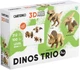Картонный конструктор Cartonic 3D Puzzle Dinos Trio 312 элементов (CARTTRIODINO) - изображение 13