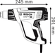 Opalarka Bosch Professional GHG 23-66 2300 W z walizką (06012A6300) - obraz 10