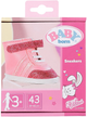Взуття для ляльки Baby Born кеди 43 см Рожеві (833889) (4001167833889) - зображення 1