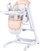 Стілець для годування Caretero Indigo Powder Pink + гойдалка TERO-765 (5908310392424) - зображення 1