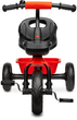 Rower 3-kołowy Caretero Loco Czerwony TOYZ-0350 (5908310391298) - obraz 8