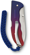 Nóż Victorinox Evoke Alox 136 mm 5 funkcji Żłobkowany niebiesko-czerwony gradient (0.9415.D221) - obraz 4