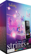 Girlanda LED Smart Twinkly Candies Heart RGB 100 IP20 6 m kabel USB-C Przezroczysty (TWKH100RGB-T) - obraz 1