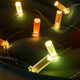 Girlanda LED Smart Twinkly Strings Candle RGB 200 IP20 12 m kabel USB-C Przezroczysty (TWKC200RGB-T) - obraz 4