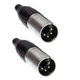 Кабельный разъем XLR HFC4MXL штекер 4 контакта штекер (папа) пайка цвет никель контакты никель MOCO - изображение 7