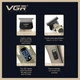 Тример для стрижки VGR V-954 Золотистий 7000 RPM з LED-дисплеєм 4 насадки - зображення 2