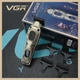 Тример для стрижки VGR V-954 Золотистий 7000 RPM з LED-дисплеєм 4 насадки - зображення 4