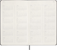 Dziennik tygodniowy Moleskine z miejscem na datę 13 x 21 cm 144 strony czarny (8056598857122) - obraz 5