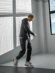Спортивный костюм мужской на флисе оверсайз кроя на молнии Teamv Fur Zip Графит XL - изображение 2