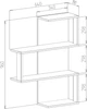 Полка настенная MEBLIBUD Style открытая Дуб сонома (2203635300028) - изображение 4