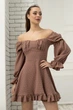 Платье Tales Chic L коричневый (1516-002) - изображение 4