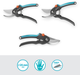 Секатор Gardena PremiumCut Flex S-M обвідний 24 мм (аналог 08857-20.000.00) (12242-20.000.00) - зображення 7