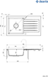 Кухонна мийка Deante Zorba (ZQZ_7113) - зображення 2