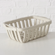 Miska w kształcie kosza Boltze Barbery ozdobna ceramiczna 24 x 15.5 cm (4066076392025) - obraz 2