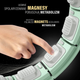 Hula-hop HMS HHM13 magnetyczny z licznikiem i pasem BR163 Black Zielony (5907695552683) - obraz 15