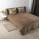 Покривало ТЕП "VELOUR" Капучино/Ромб круглий, 240x260 - изображение 1