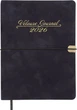 Ежедневник датированный Buromax Velour из искусственной кожи А5 336 страниц Черный (BM.2134-01) - изображение 1