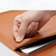 Чохол-конверт WiWU Skin Pro II PU Leather для MacBook New Air 15.3" 2023-2026 Brown - изображение 3
