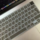 Силіконова накладка xVibe на клавіатуру MacBook New Pro 16.2" 2021-2026 Українскі літери EU Black - изображение 5