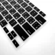 Силіконова накладка xVibe на клавіатуру MacBook NEO 13 2026 Українскі літери US Black - зображення 3