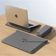 Чохол - конверт xVibe Leather PU sleeve stand для MacBook ноутбука планшета 13"-14.2" Gray - изображение 3