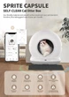 Смарт автоматичний лоток Tikpaws Auto Self-Cleaning Cat Litter Box CB001, котячий туалет, сірий - зображення 8