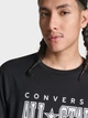 Футболка хлопковая длинная мужская Converse CVM5T163-BLK 2XL Черная (0198820256582) - изображение 5