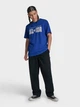 Футболка хлопковая длинная мужская Converse CVM5T163-NVY 2XL Синяя (0198820256469) - изображение 3