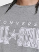 Футболка хлопковая длинная мужская Converse CVM5T163-M6X L Серая (0198820256360) - изображение 5