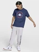 Футболка хлопковая длинная мужская Converse CVM5T459-NVY M Синяя (0198820255776) - изображение 3