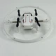 Дрон з LED підсвічуванням і пультом керування Mini Drone, ігровий акумуляторний квадрокоптер на радіоуправлінні 2.4 ГГц з обертовим кільцевим кольоровим світлом, для дітей та дорослих Білий, BK-2-White - зображення 4